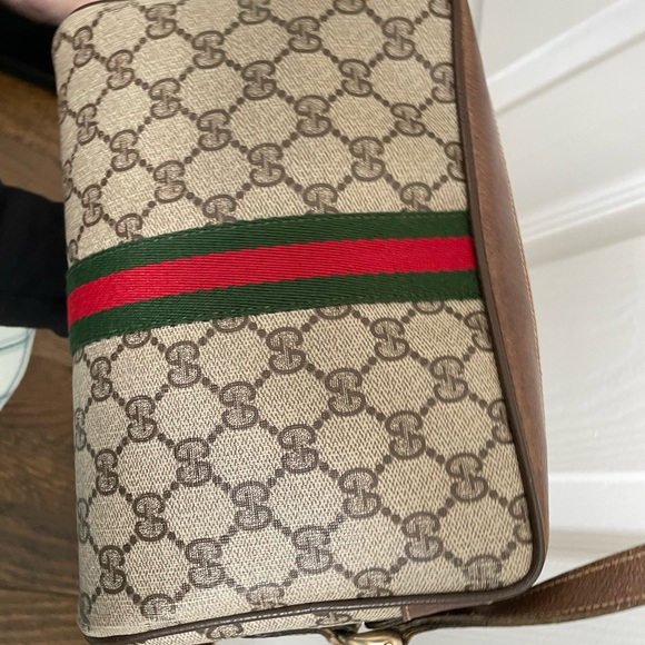 Gucci Beige and Brown GG Crossbody Bag - Picture 5 of 15